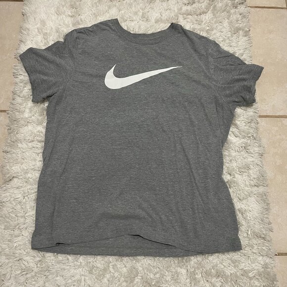 NIKE The Nike Tee Mens XLarge Grey Short Sleeve Tshirt - Picture 1 of 5